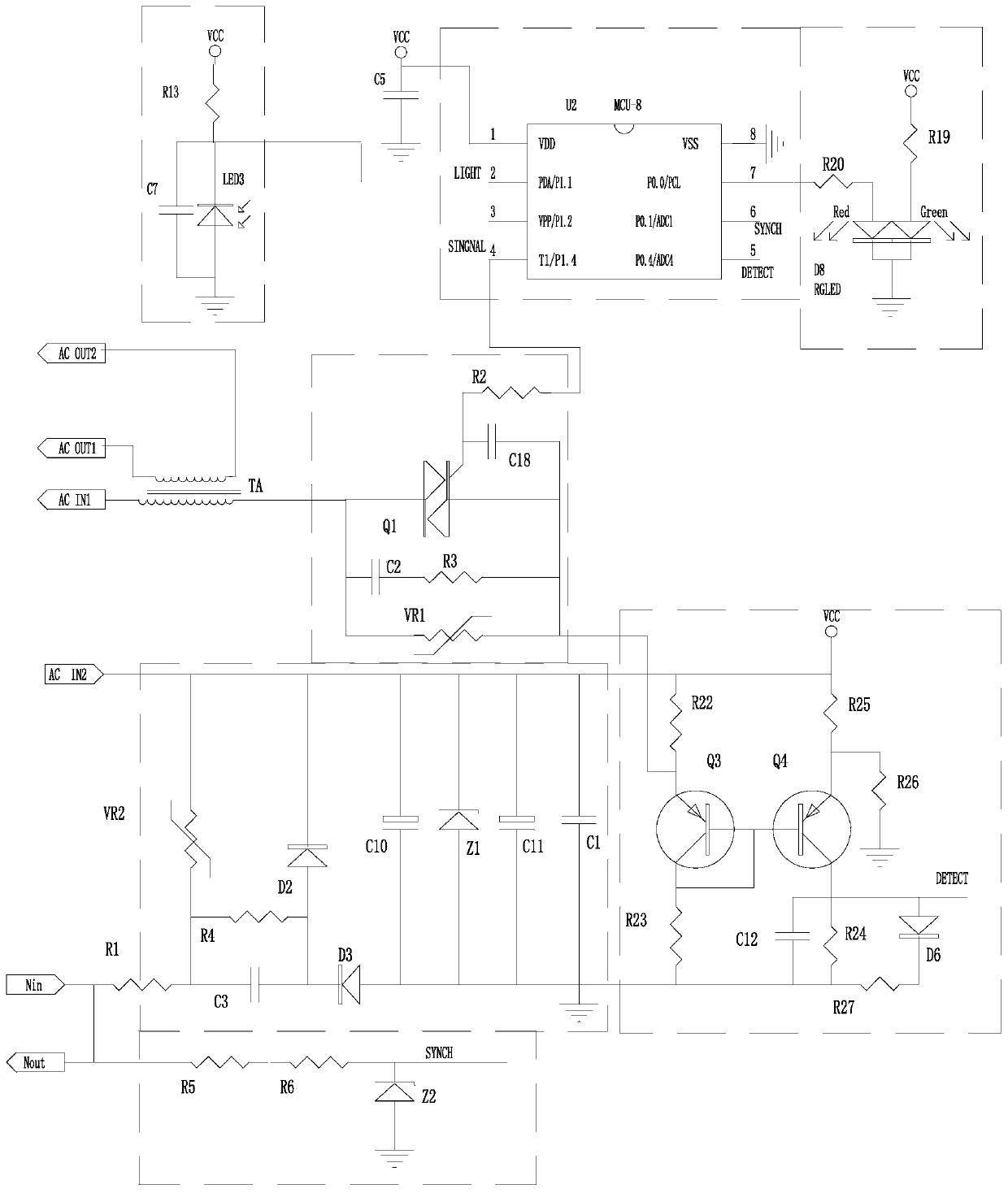 A standby state ultra-low power supply