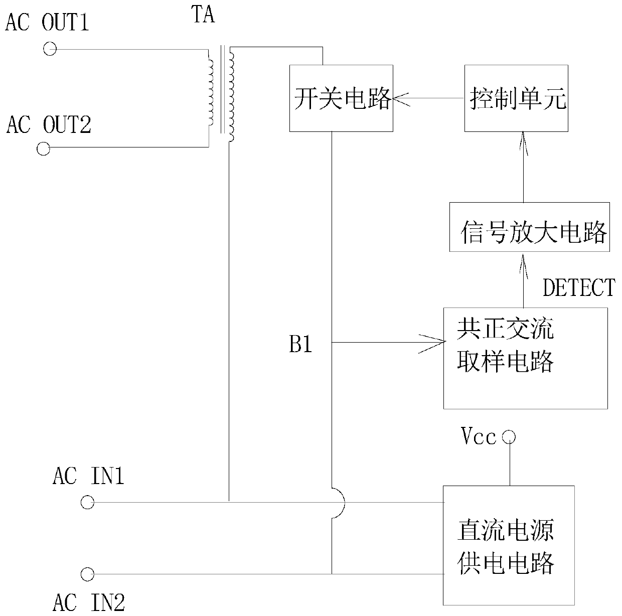 A standby state ultra-low power supply