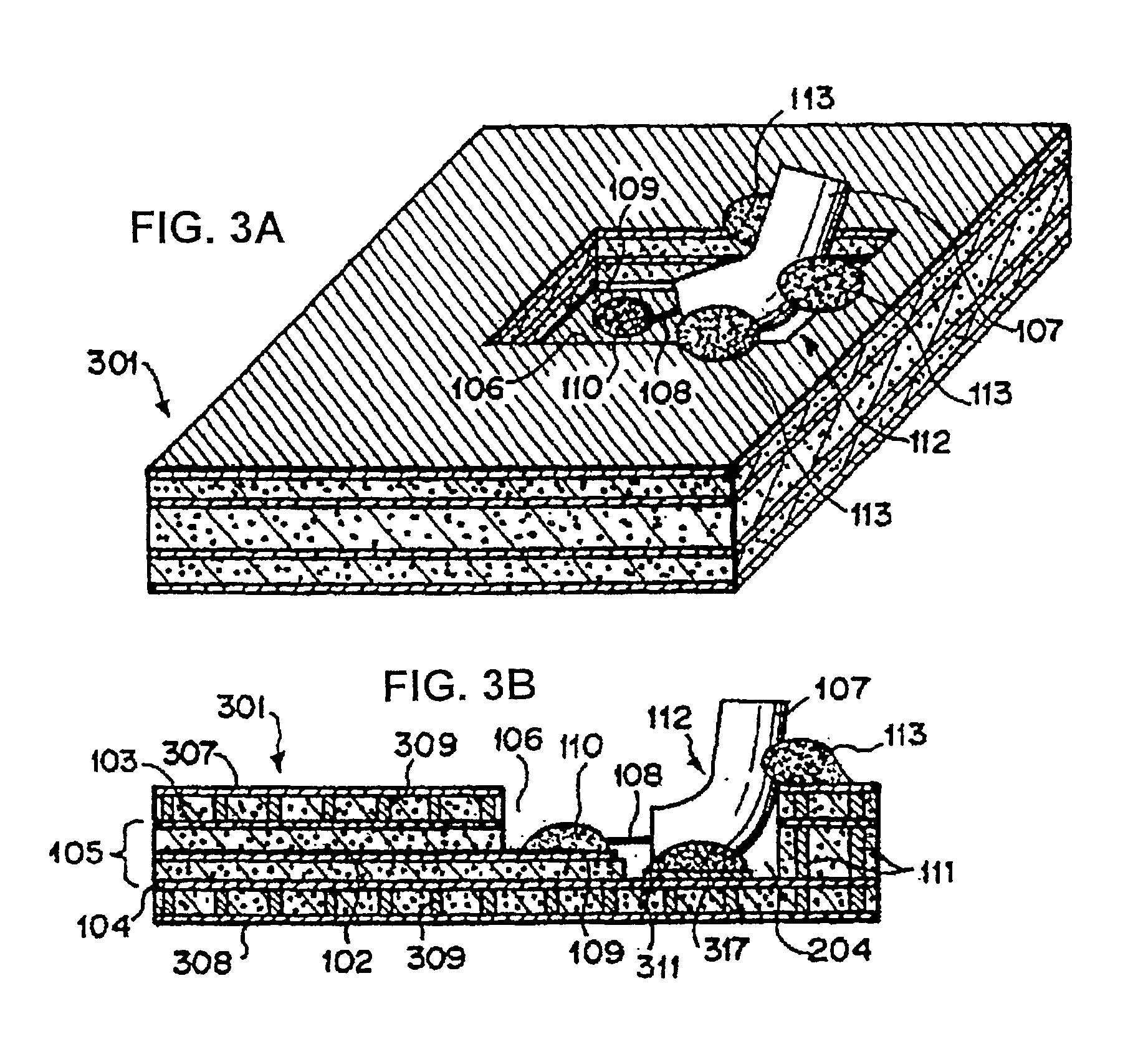 Radio frequency circuit module on multi-layer substrate