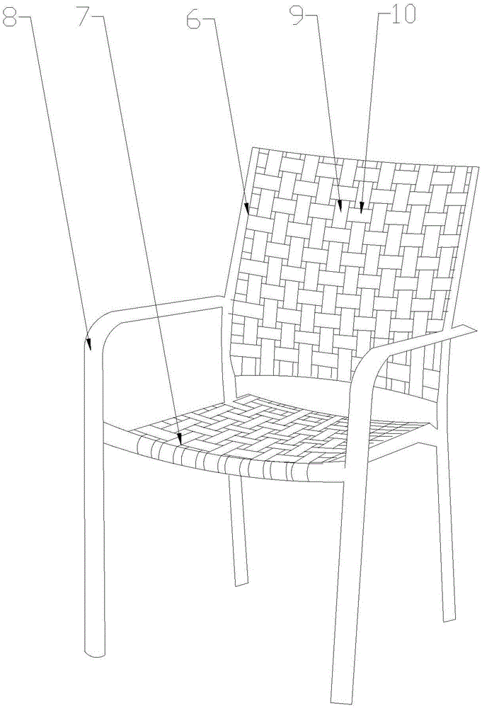 Braid, braid manufacturing method and outdoor chair with braid