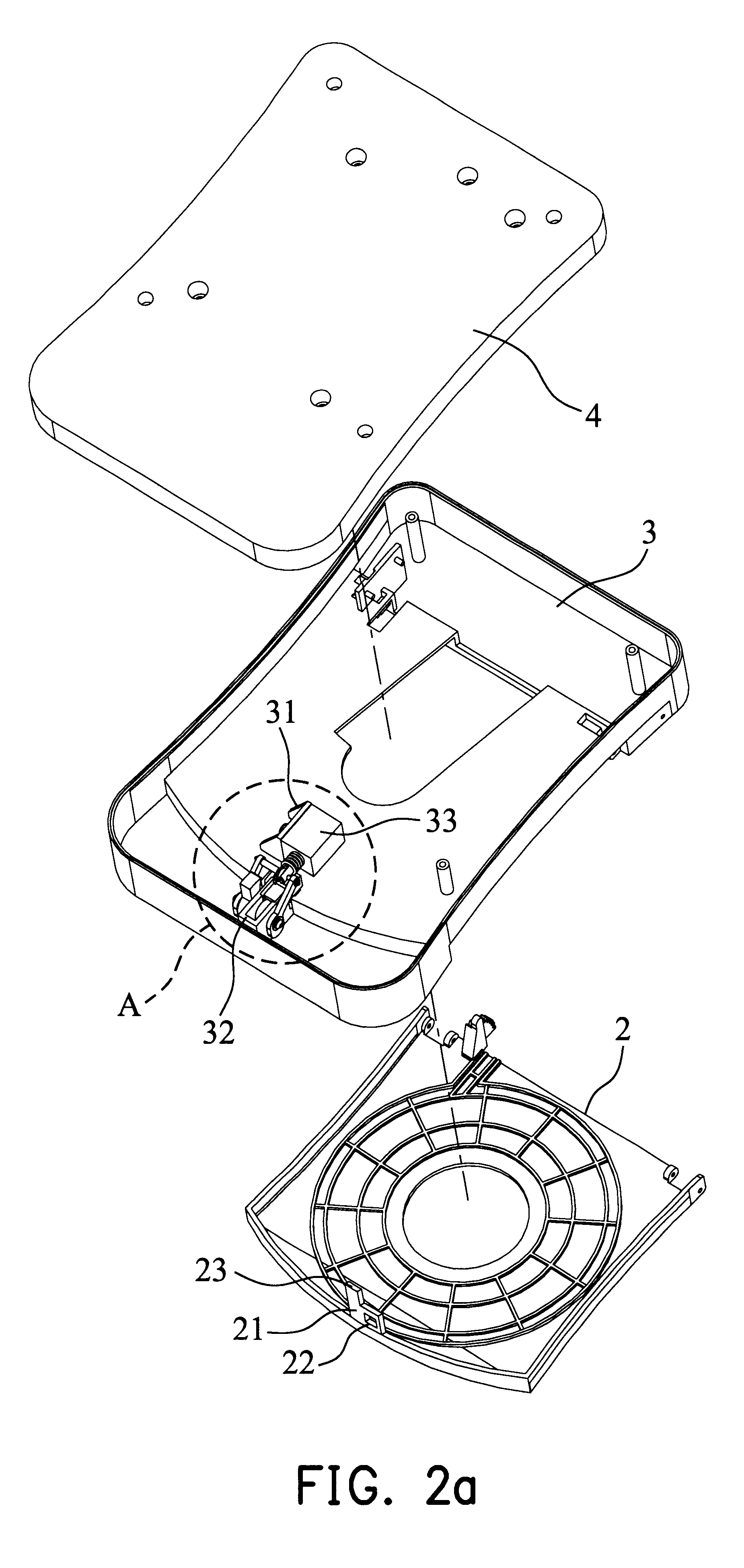 Cover-locking device for optical disk drive