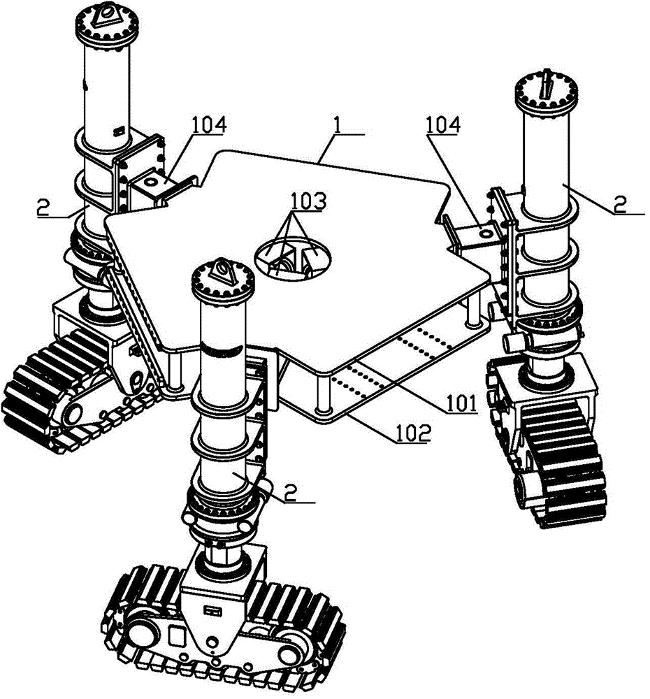 Y-type three-track sliding integrated machine