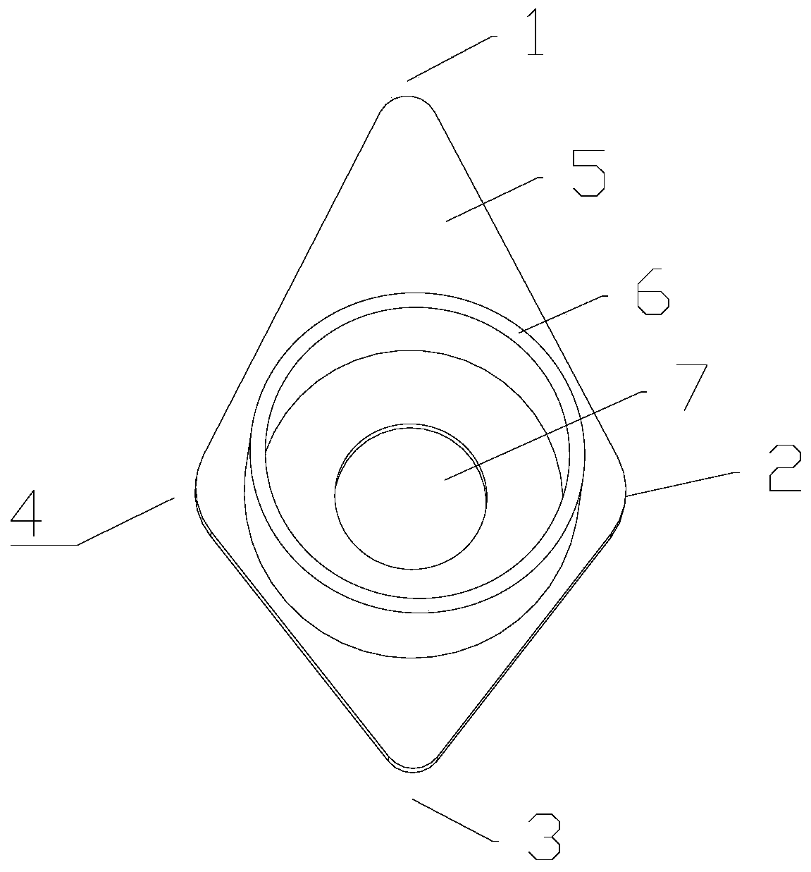 Positioning device for urethral orifice of woman and positioning and application methods of device