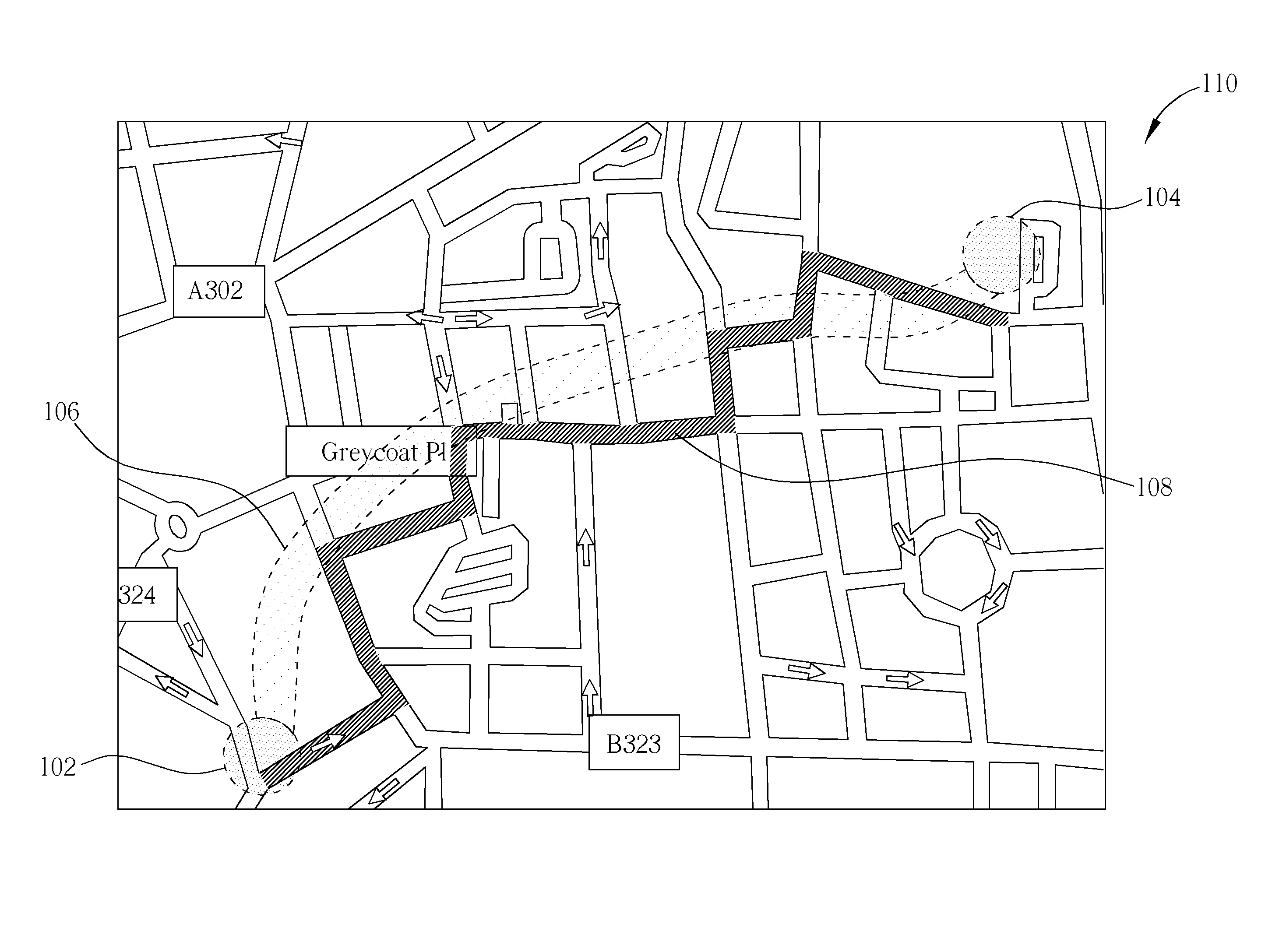 Method of generating a suggested navigation route based on touch input received from a user and related portable electronic device