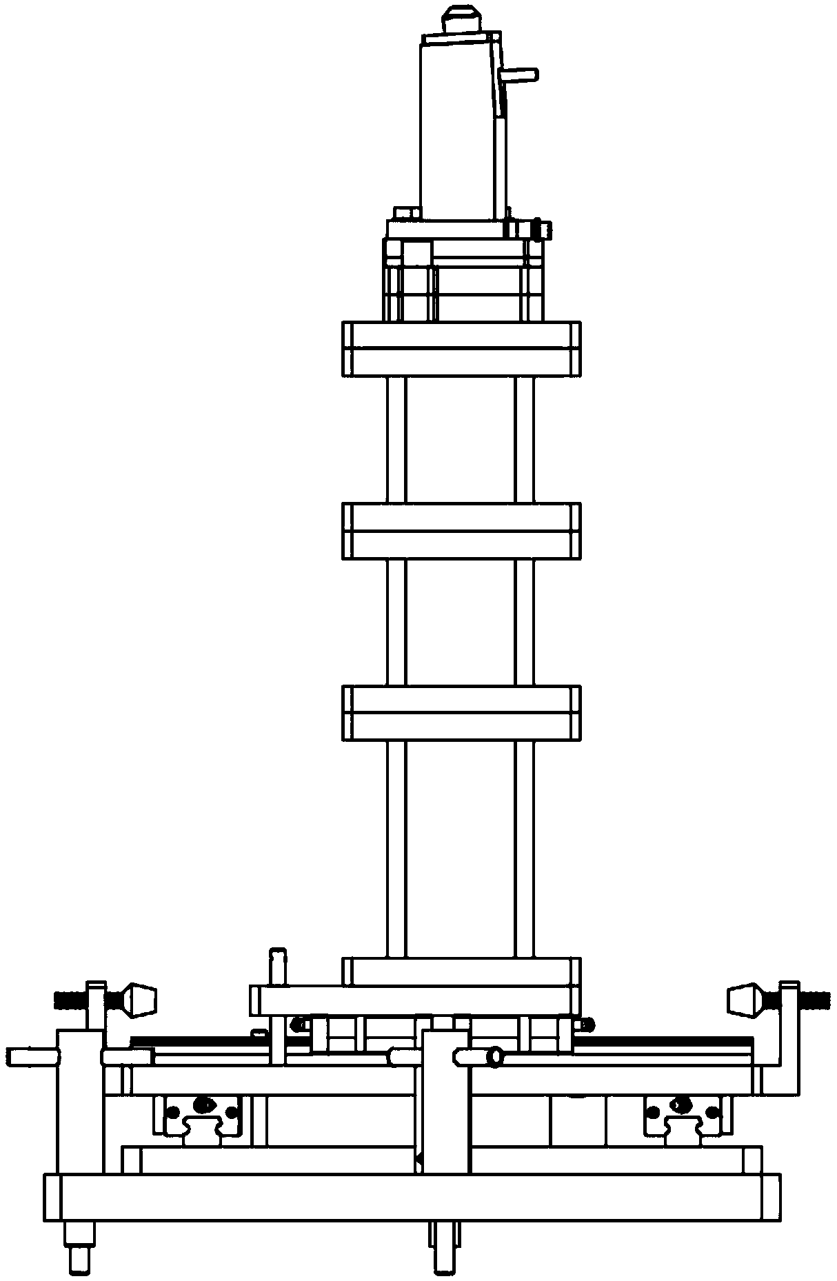 Three-coordinate measurement support shared by multiple type vehicles with white vehicle bodies