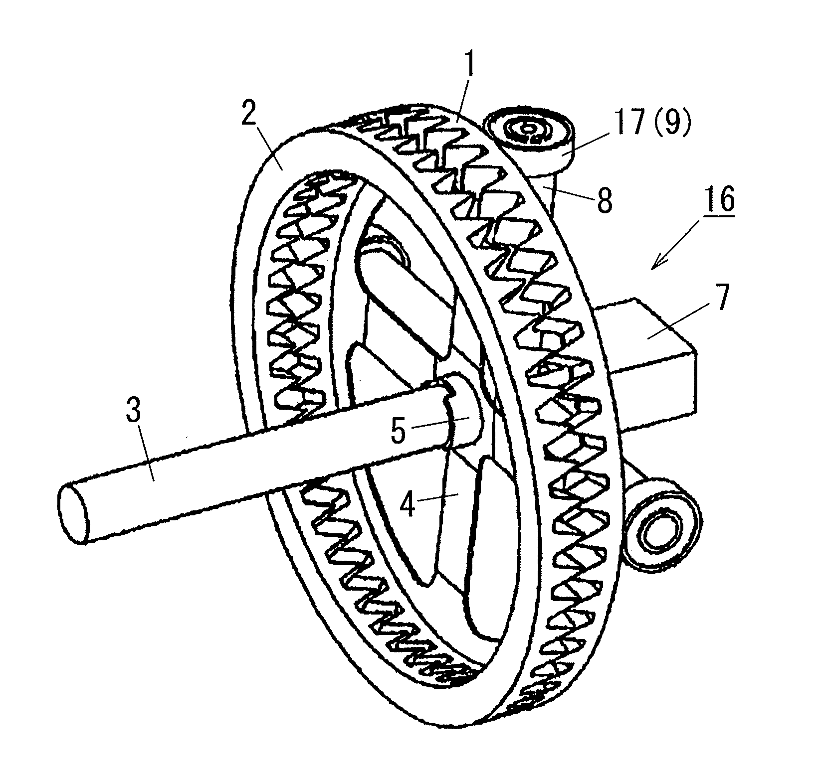 Modified crown reduction gear