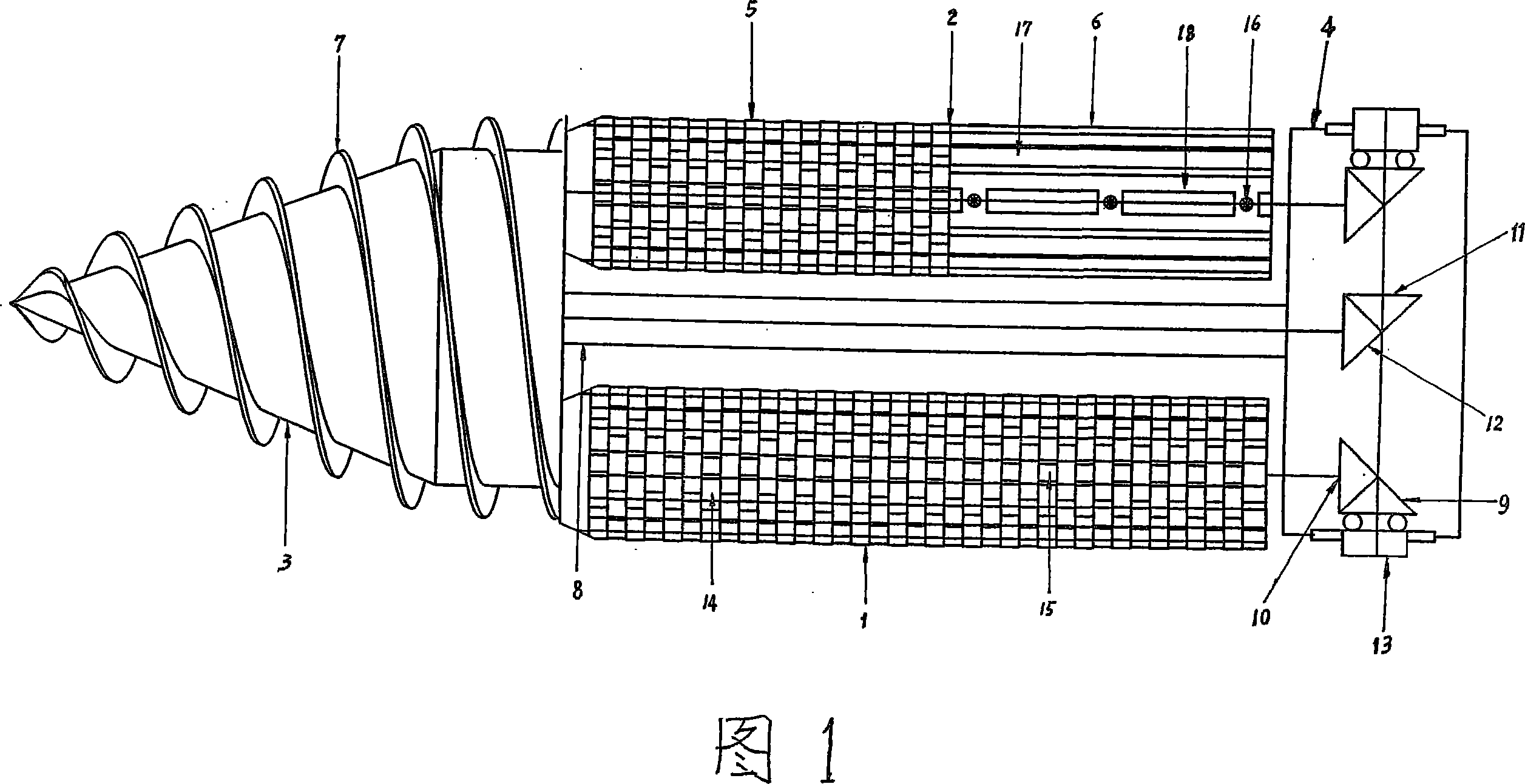 Corn harvestry dividual unit of combined tomy table for reaping corn