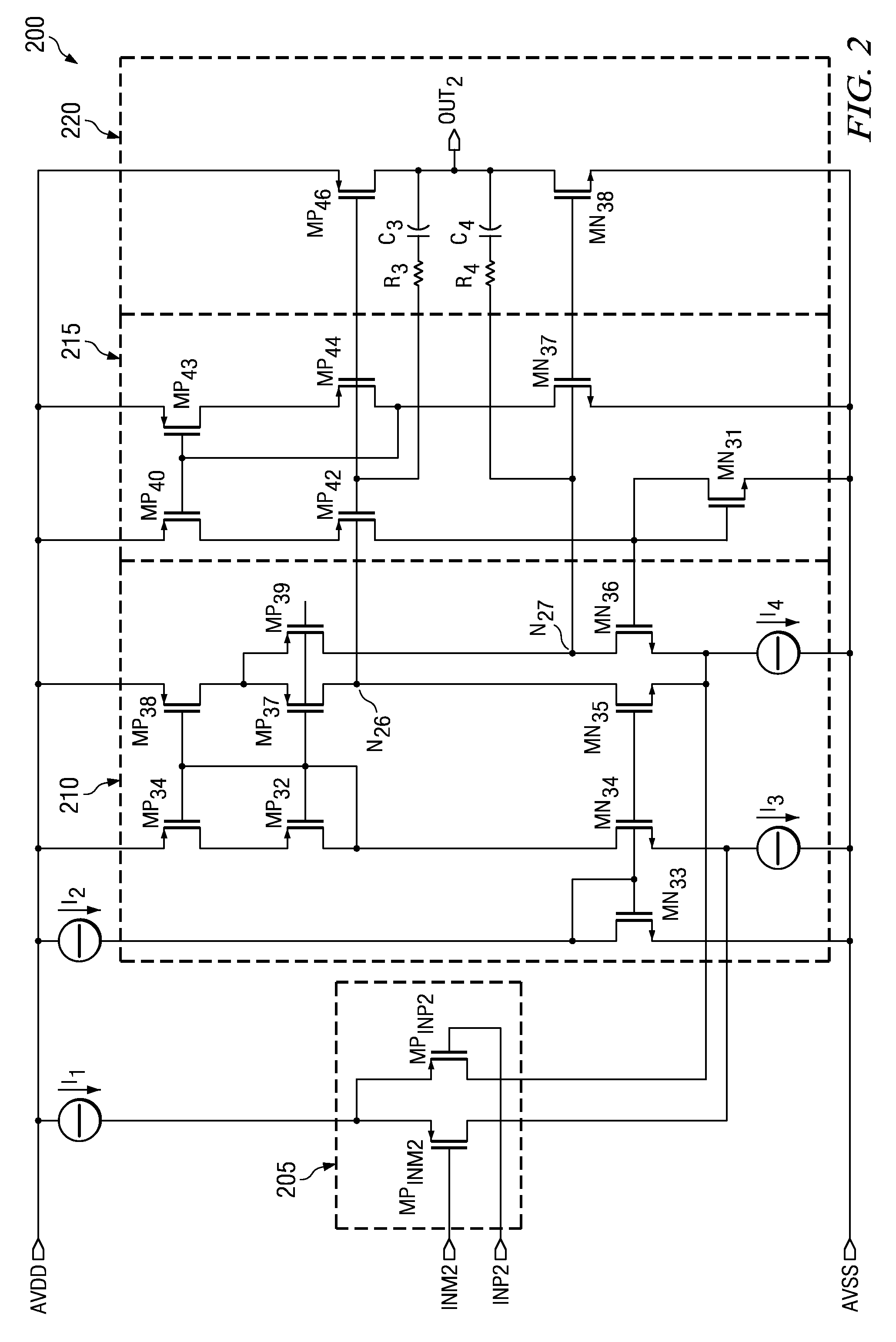Low voltage amplifier having a class-AB control circuit