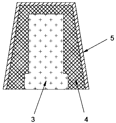 Steel rail insulation connector glue joint protection device