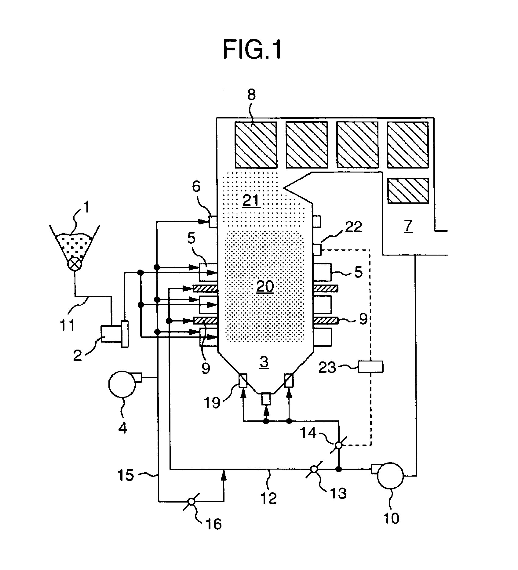 Solid fuel boiler and method of operating combustion apparatus