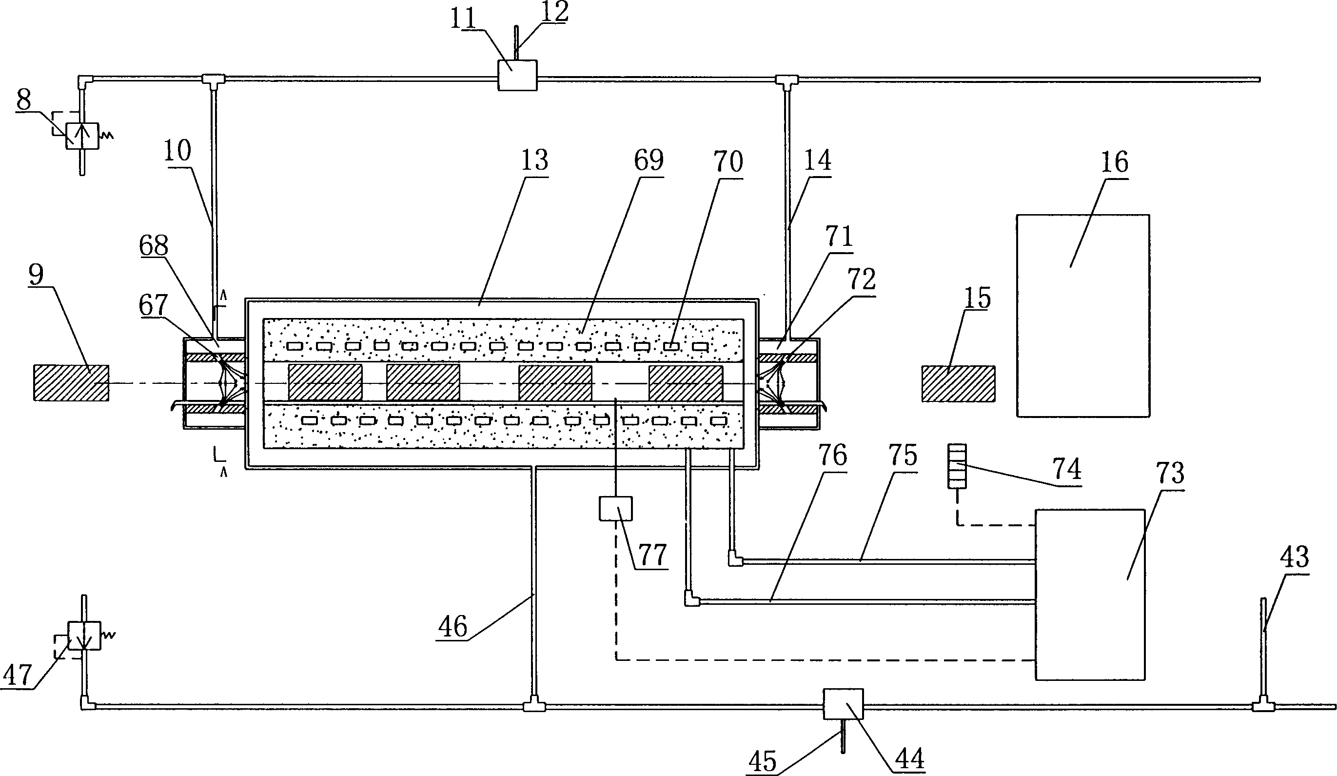 Thermoplastic precise forming nitrogen protection oxidation preventing system