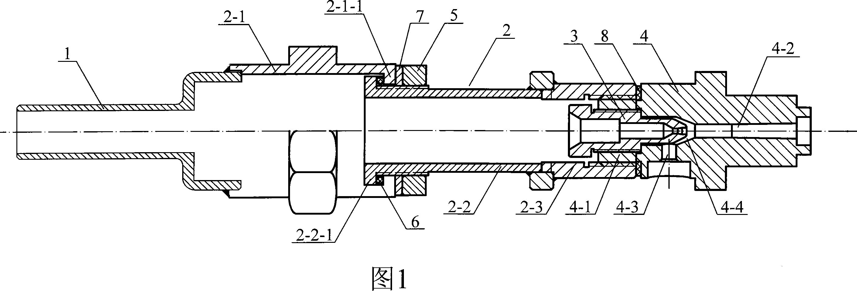 Tail gas recovering device for hydrogen gas