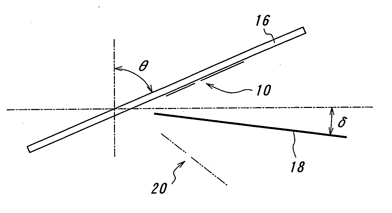 Terrestrial wave receiving antenna device and antenna gain adjusting method