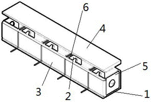 Abnormal shape box column and processing craft thereof