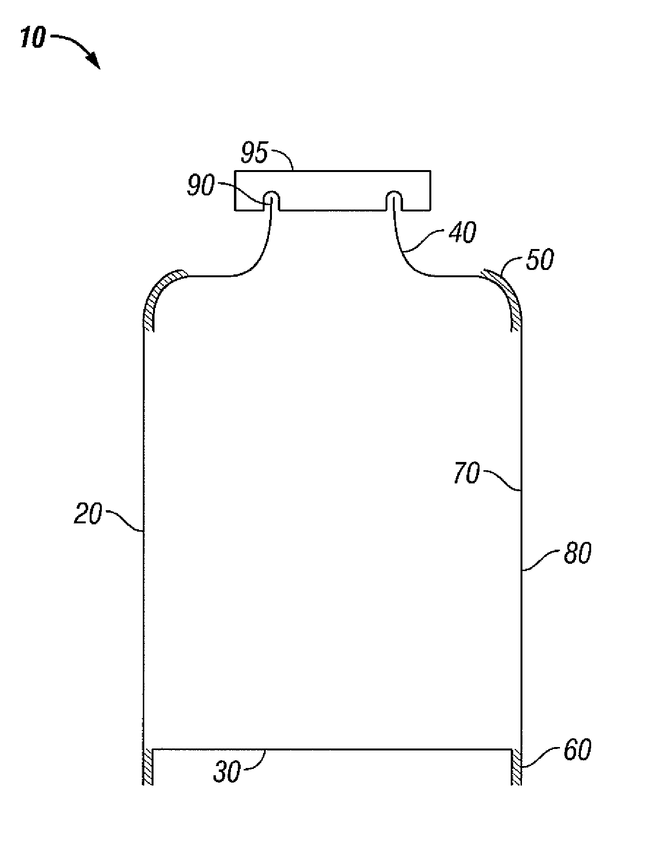 Tubular, especially can-shaped, receptacle for the accommodation of fluids, a method of manufacture, and use