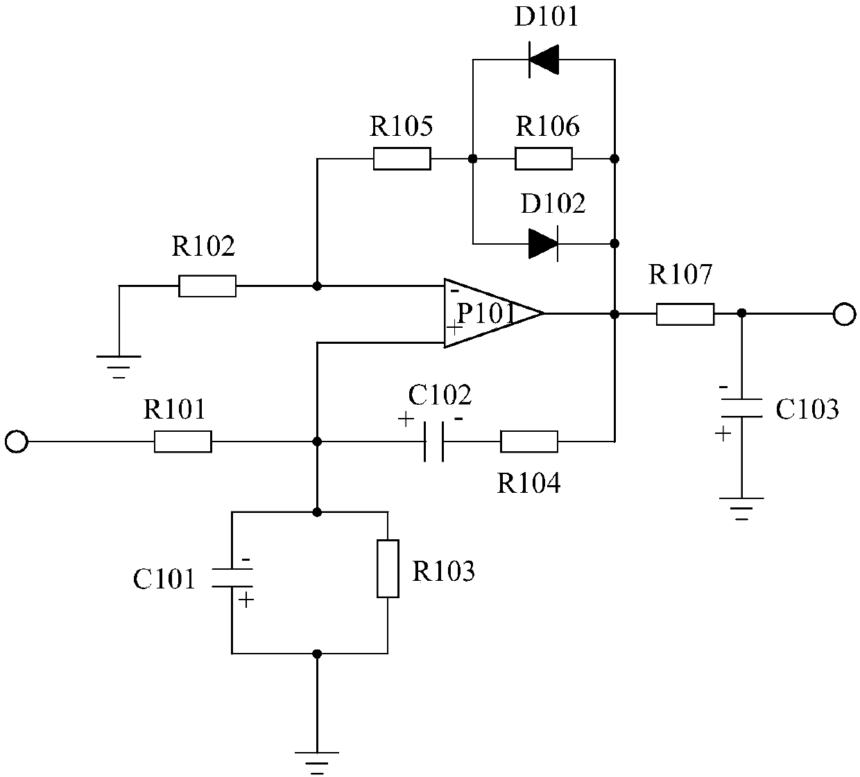 Remote temperature monitoring system based on amplitude stabilizing circuit