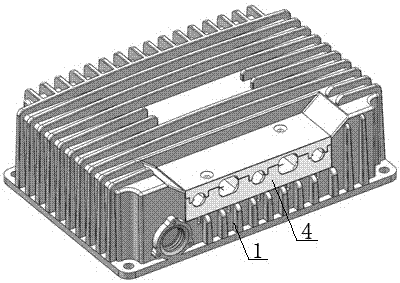 Controller with integrated diversion line bank