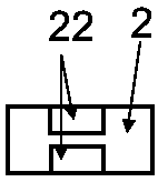 Compact rectangular waveguide four-path micro-strip power divider