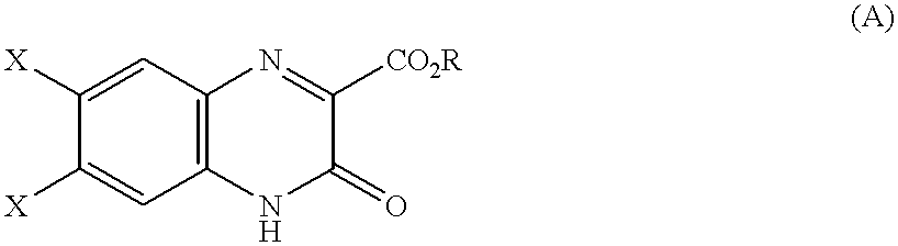 6,7-asymmetrically disubstituted quinoxalinecarboxylic acid derivatives, addition salts thereof, and processes for the preparation of both