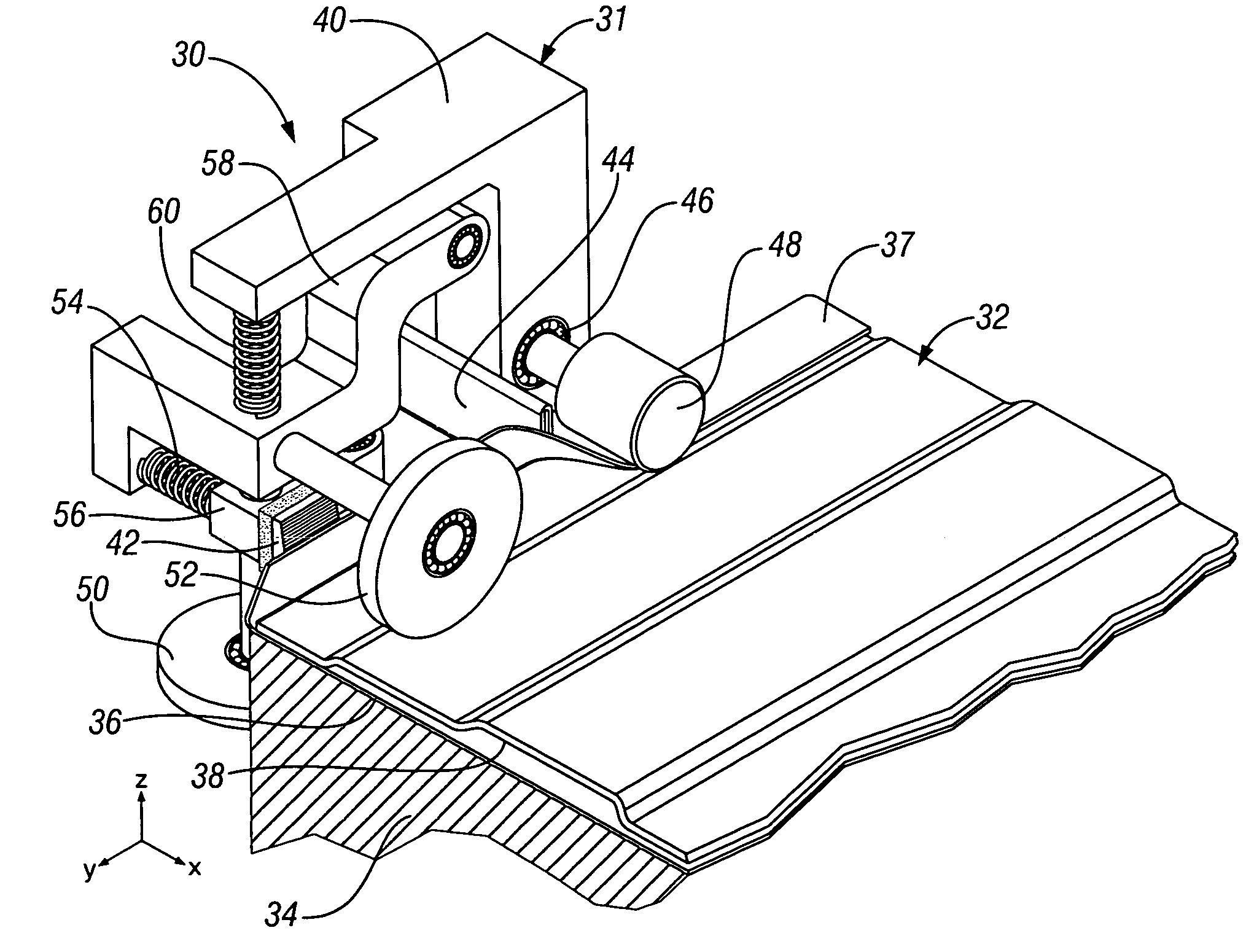 Roller hemming apparatus and method