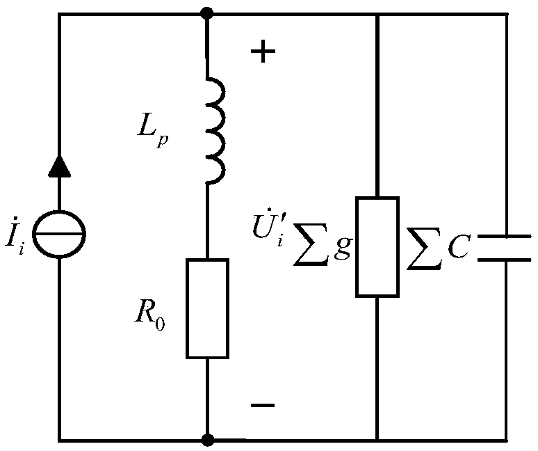 Method for measuring grounding parameters of grounding power distribution network through arc suppression coil series resistor