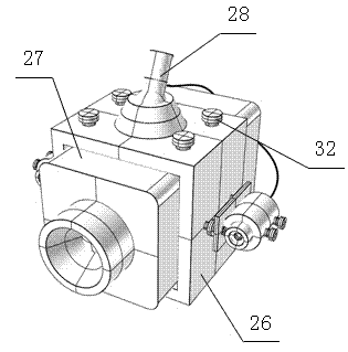Terrain data collection device and data collection method based on river work dynamic bed model