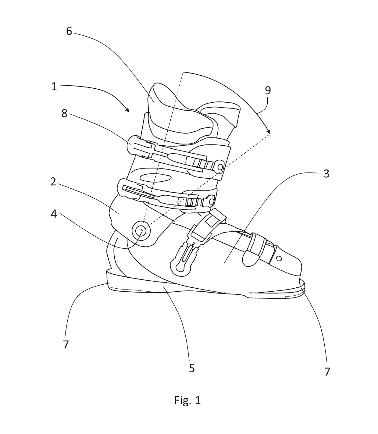 Ski boot element