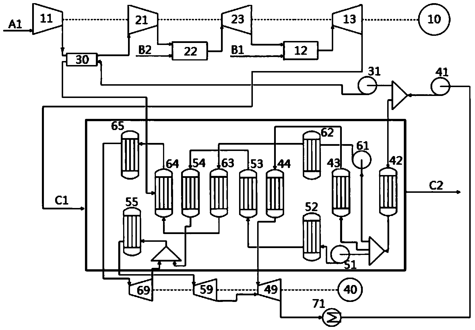 High-pressure reheating gas-steam combined cycle power generation system and power generation method