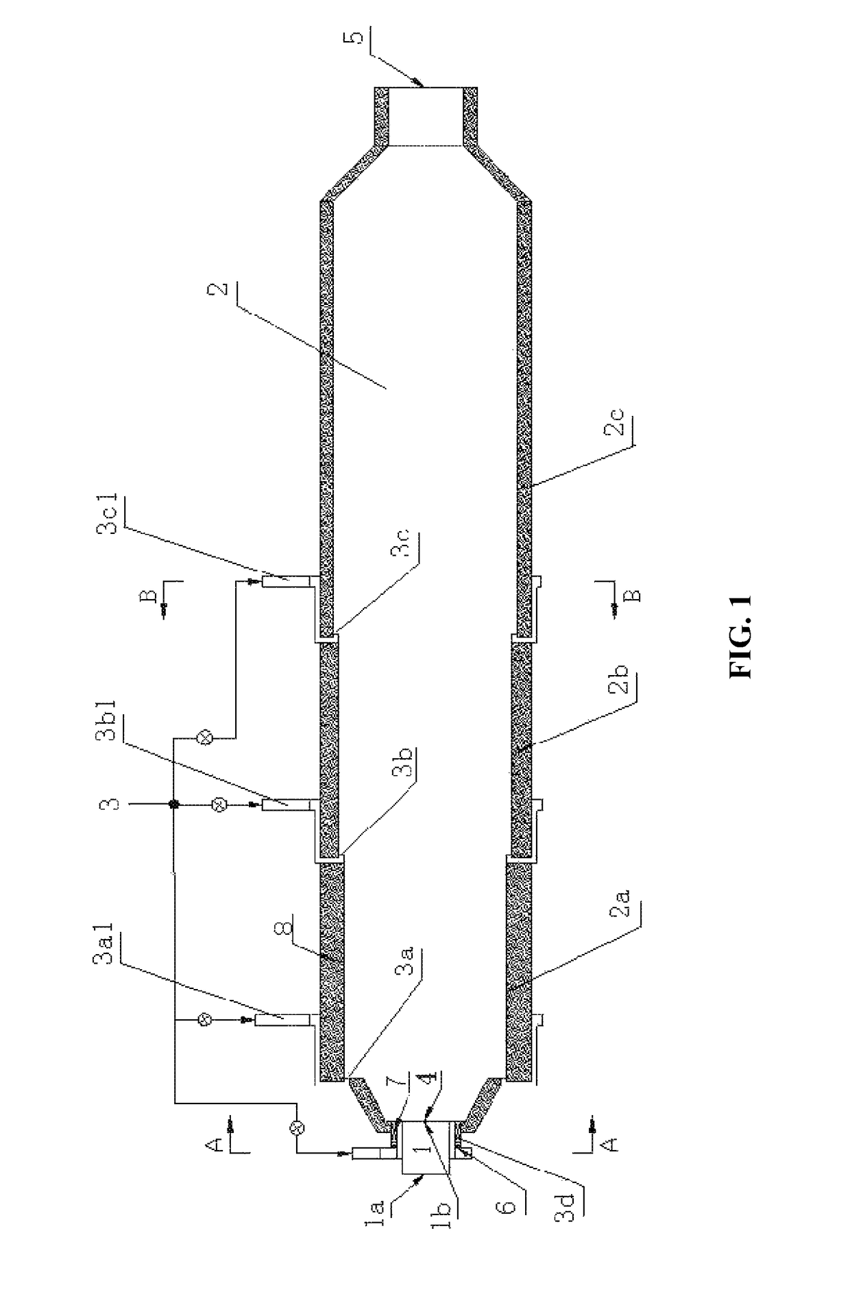 Method and device for preparing active particle-containing steam