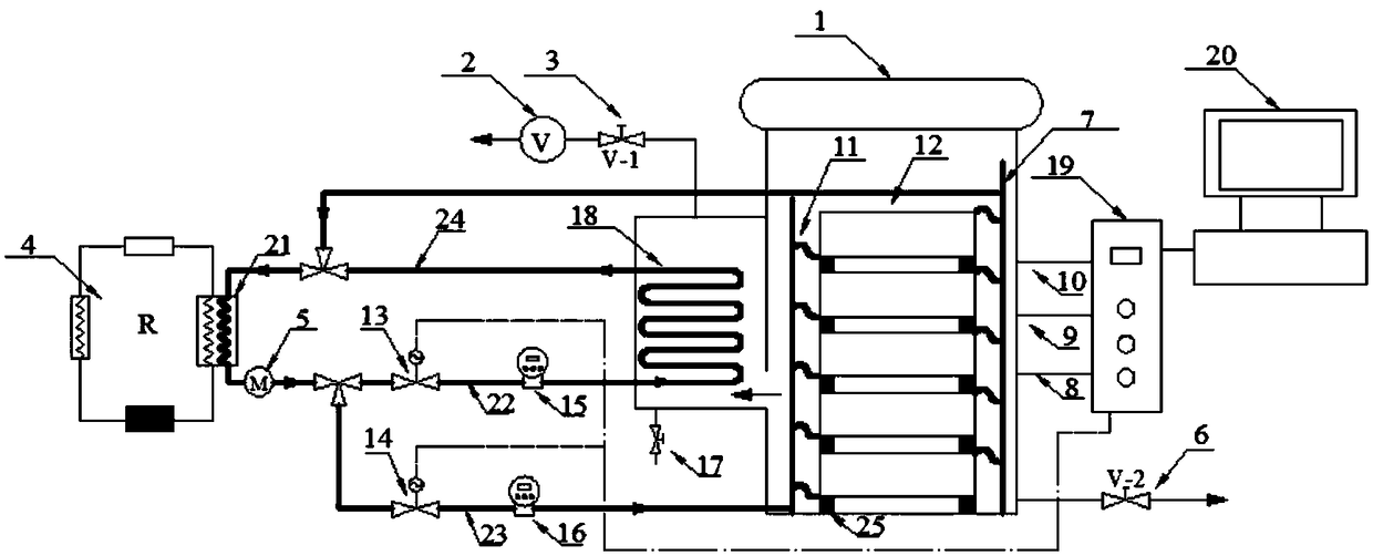 Modified low-temperature cooked meat product vacuum pre-cooling treatment method