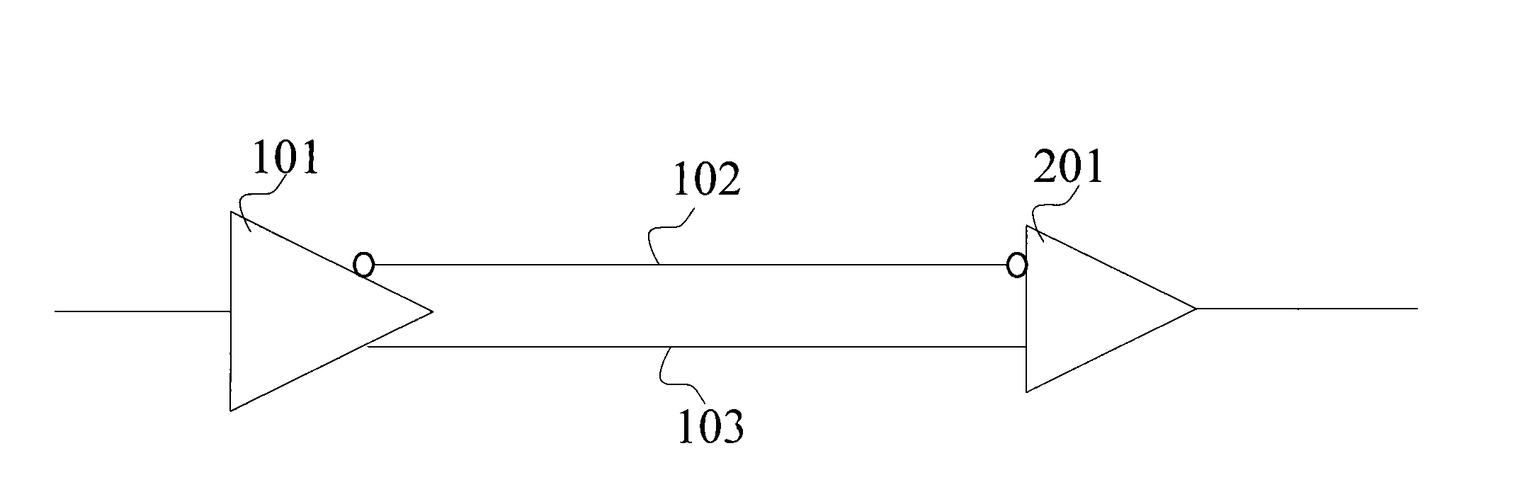 Device and method for impedance matching and bias compensation for difference transmission lines