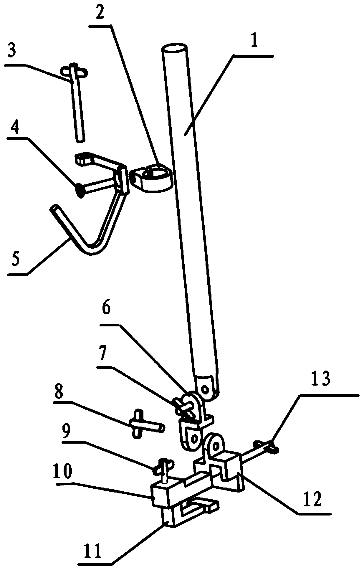 Welding-fixing device for circular connectors