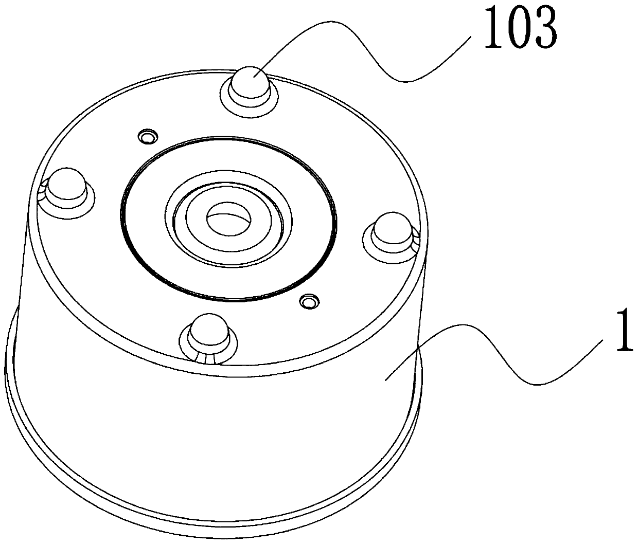 Solenoid valve and digester thereof