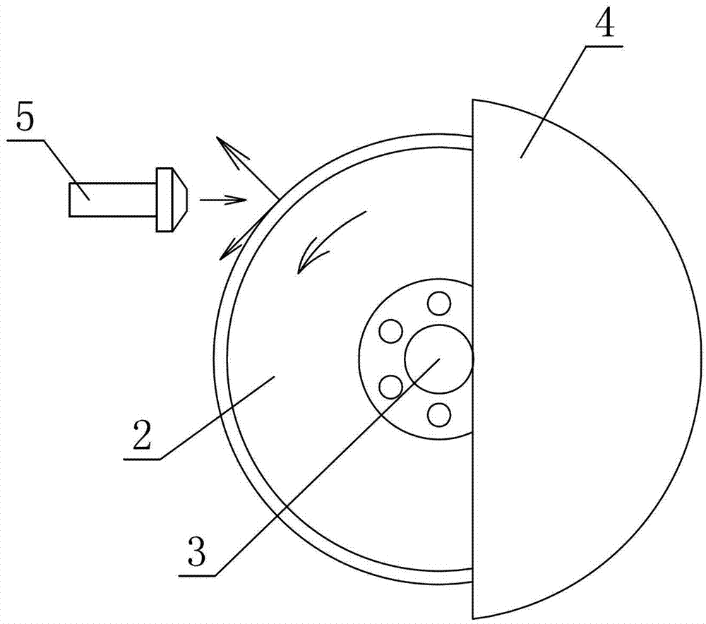 Aluminum alloy cold spraying device and method for magnesium alloy hub