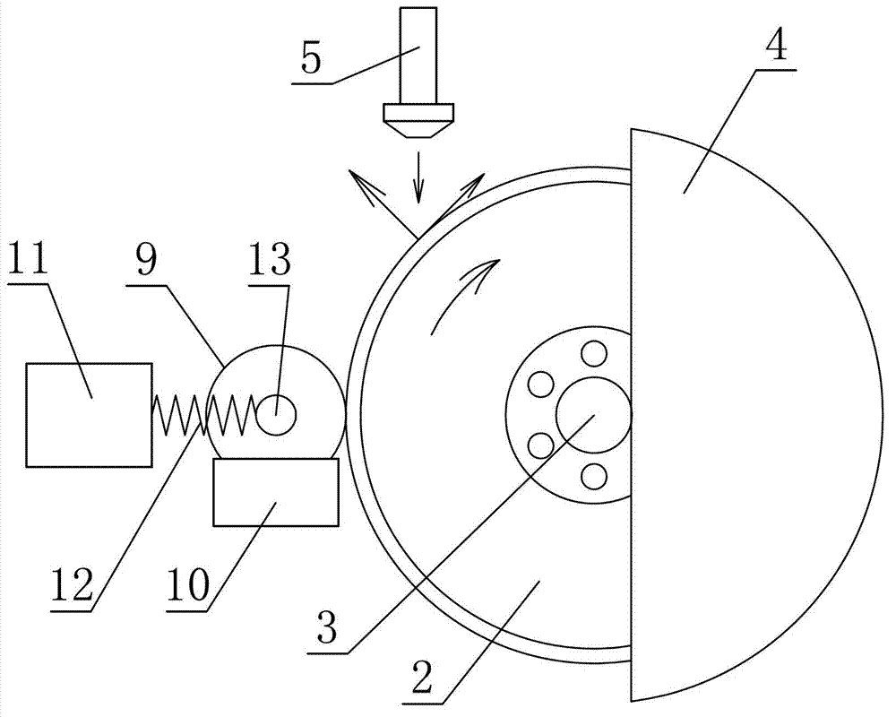Aluminum alloy cold spraying device and method for magnesium alloy hub
