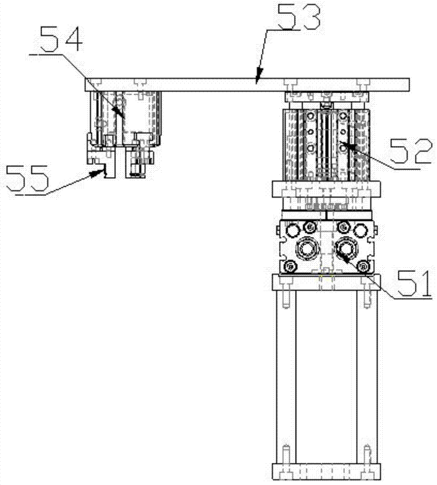 Automatic loading and unloading device for punching machine