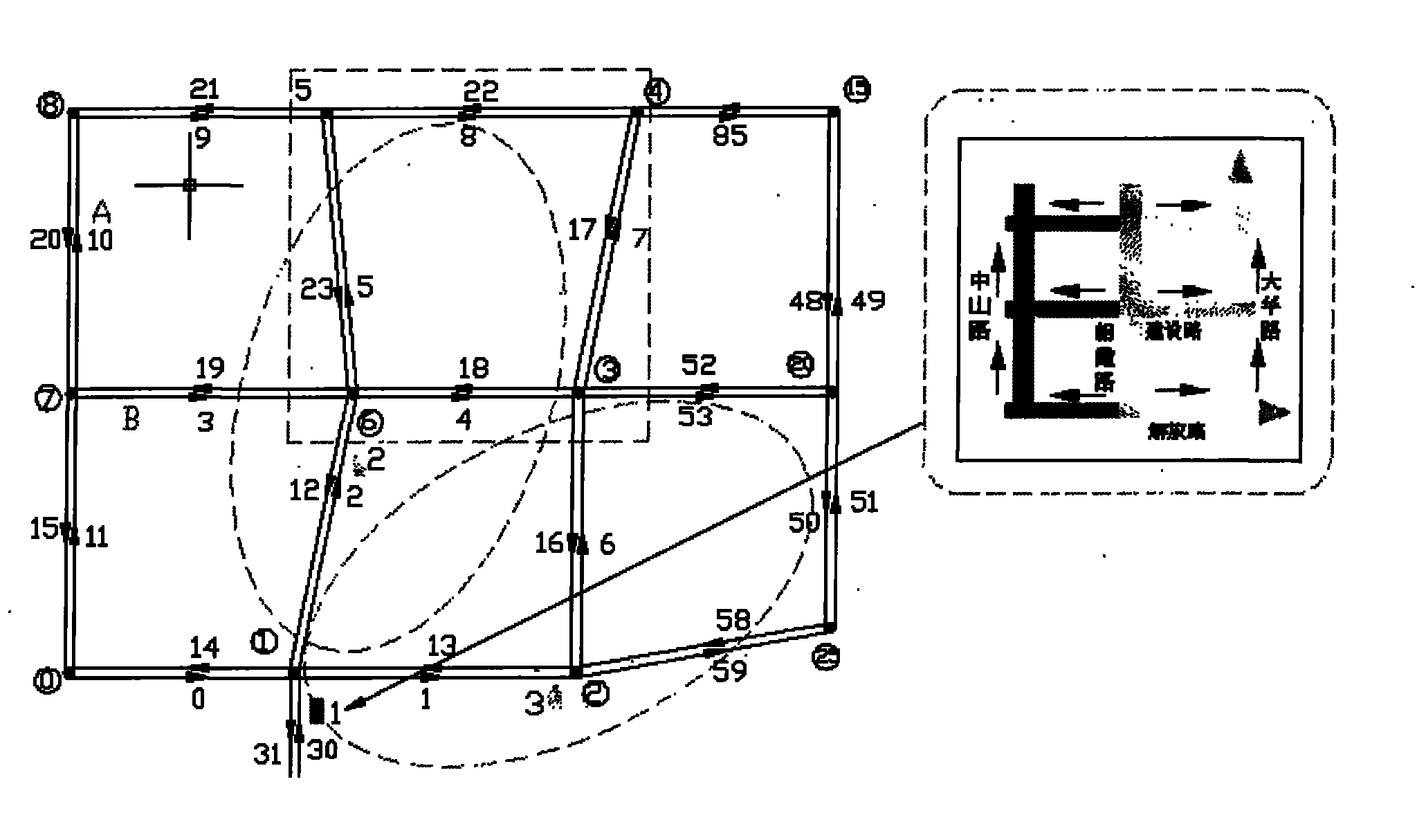 Method for making decision of inductive unit of intelligent dynamic route inductive system