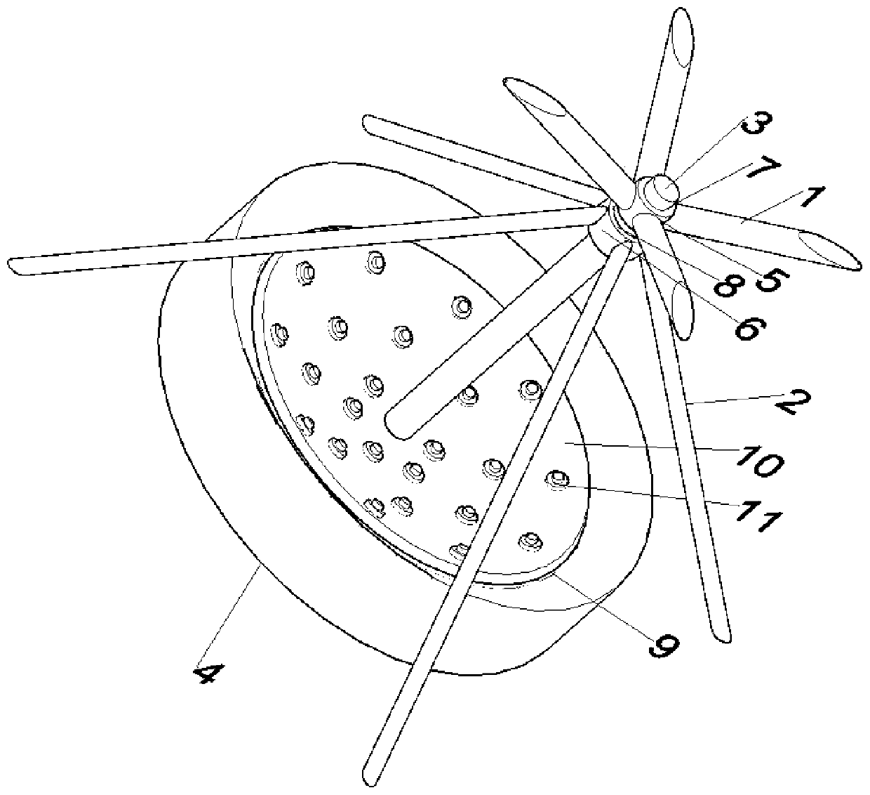 Three-dimensional lever-type damper