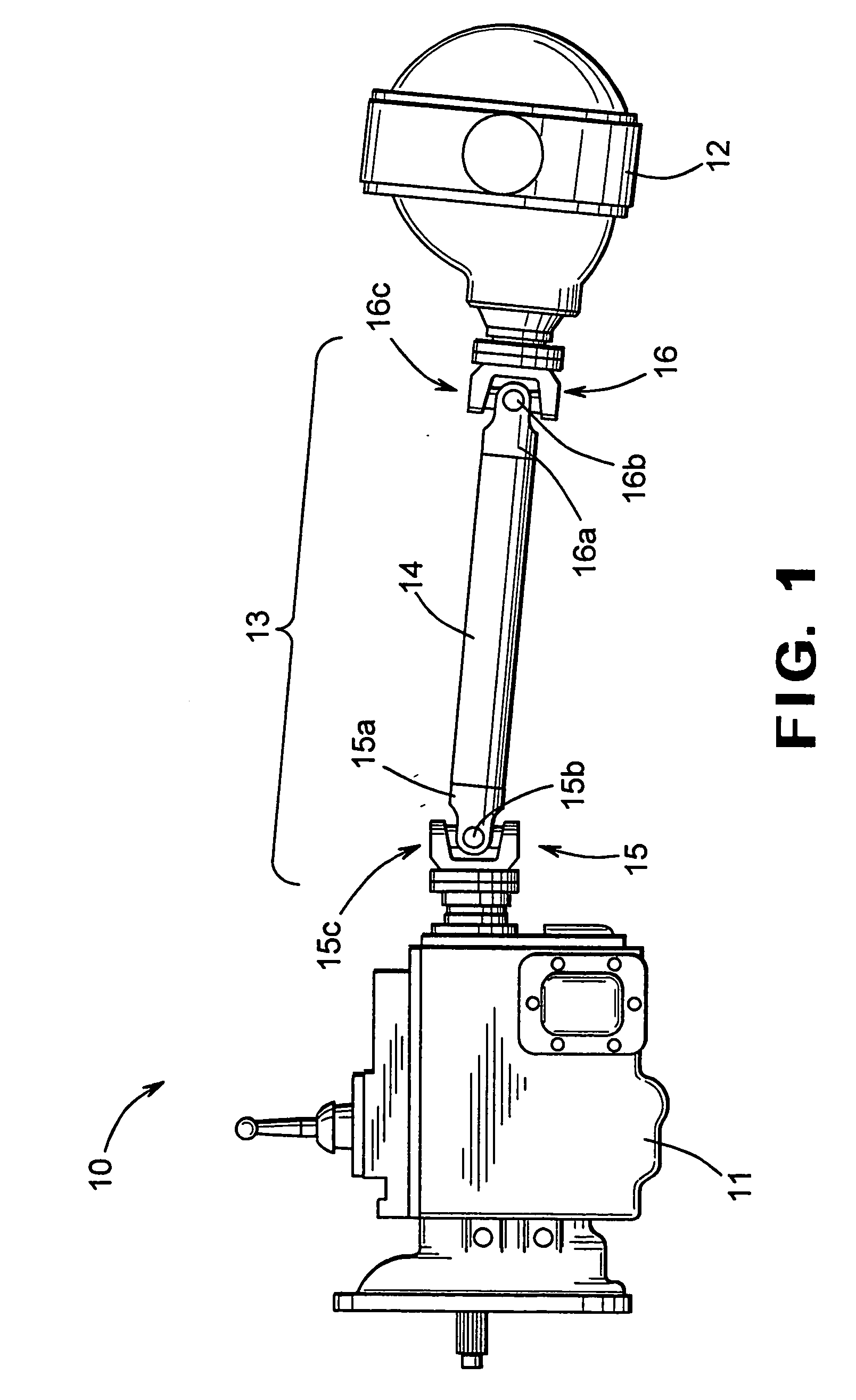Fastener with opposite hand threads for securing two components together