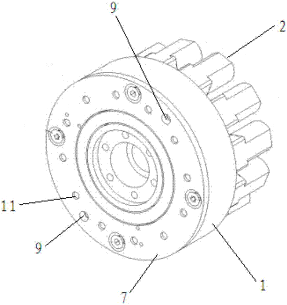 Multi-motor parallel drive type electric joint and mechanical arm thereof