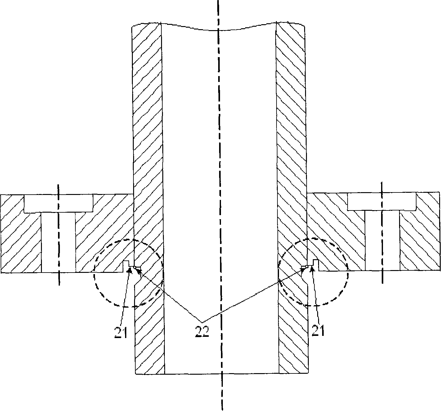A manufacturing method of flange type linear bushing by laser and linear bushing manufactured by the above method