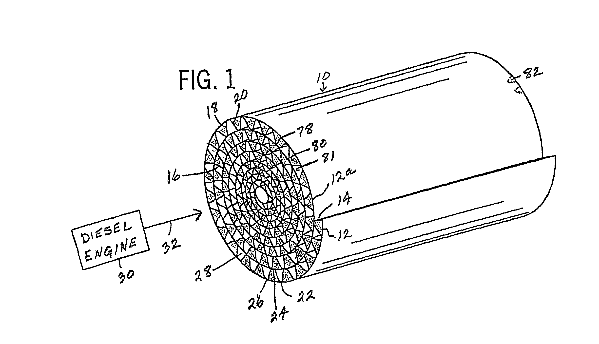 High temperature nanofilter, system and method