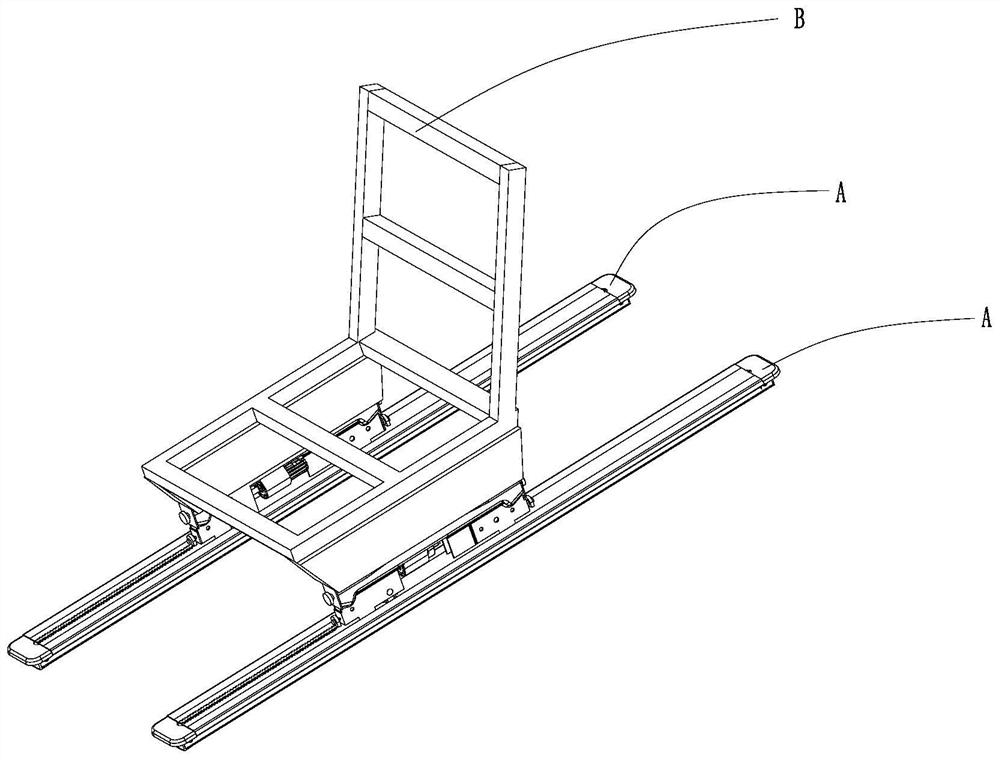 Automobile seat sliding rail device