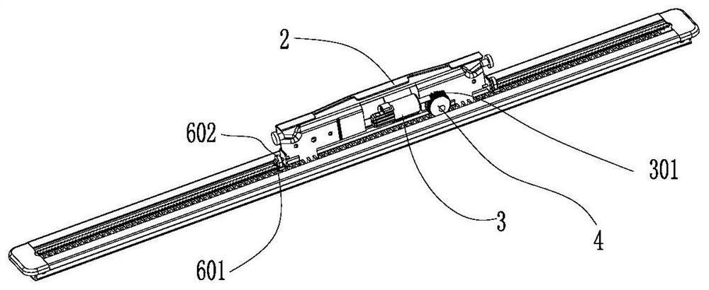Automobile seat sliding rail device