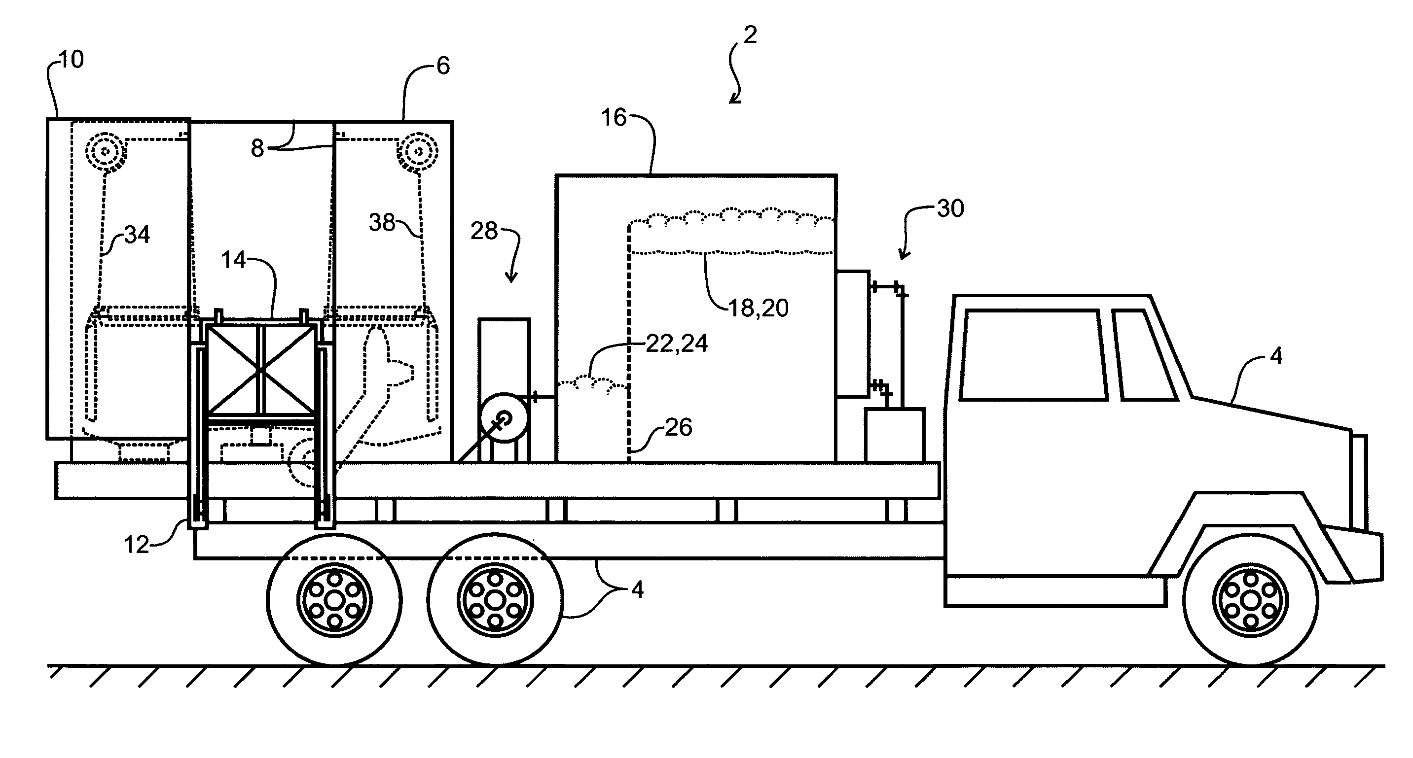 Mobile trash receptacle cleaning system and method