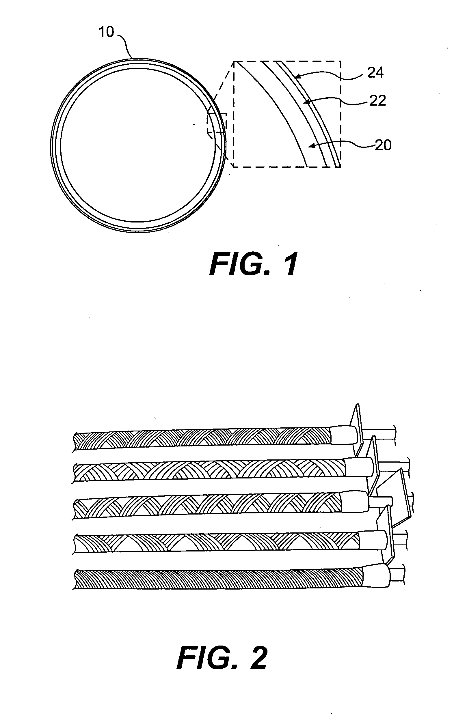 Multi-layered ceramic tube for fuel containment barrier and other applications in nuclear and fossil power plants