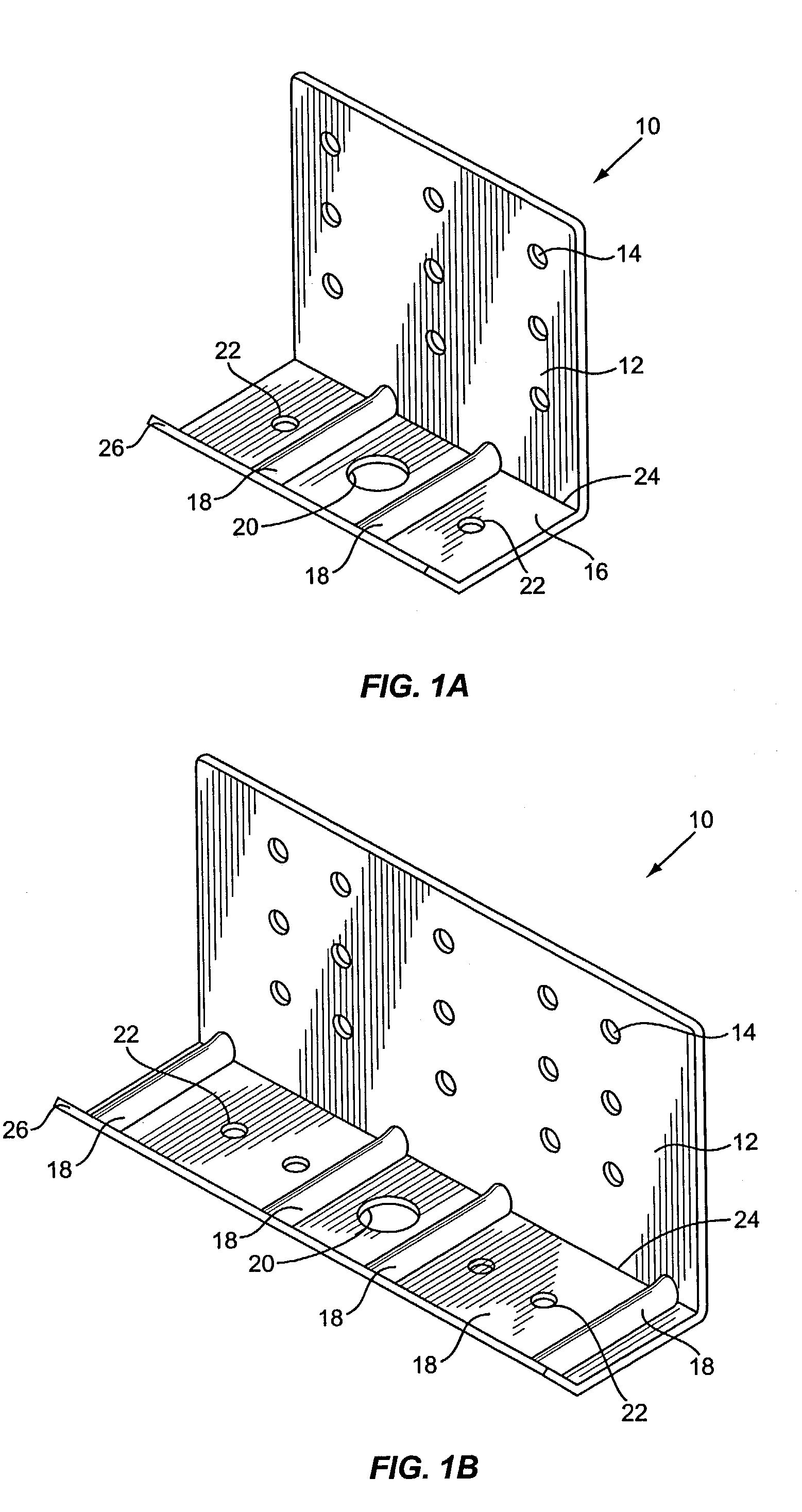 Metal half wall and a connector assembly for securing studs of a half wall to an underlying support structure