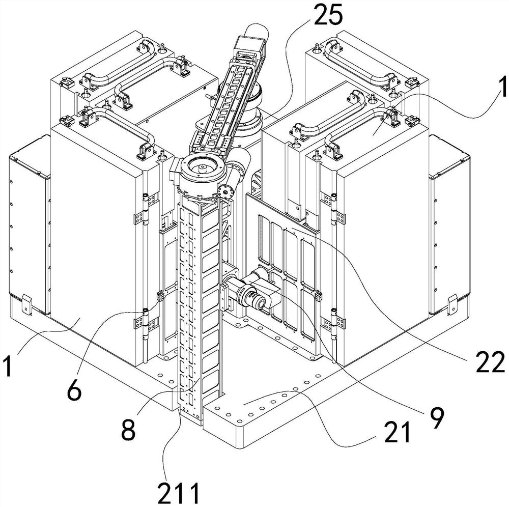 A device for exposing materials outside the cabin