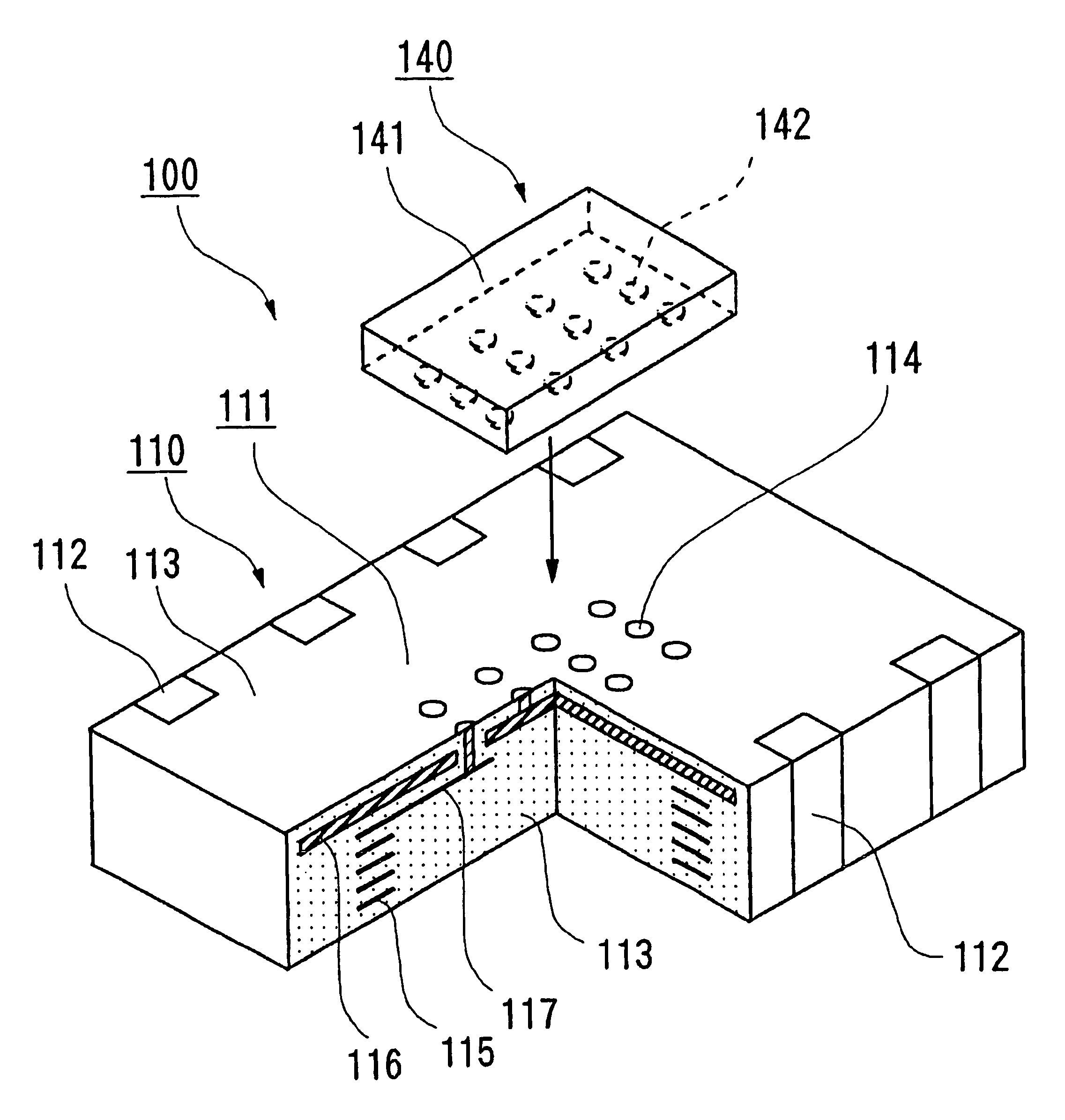 Multilayered electronic part and electronic circuit module including therein the multilayered electronic part