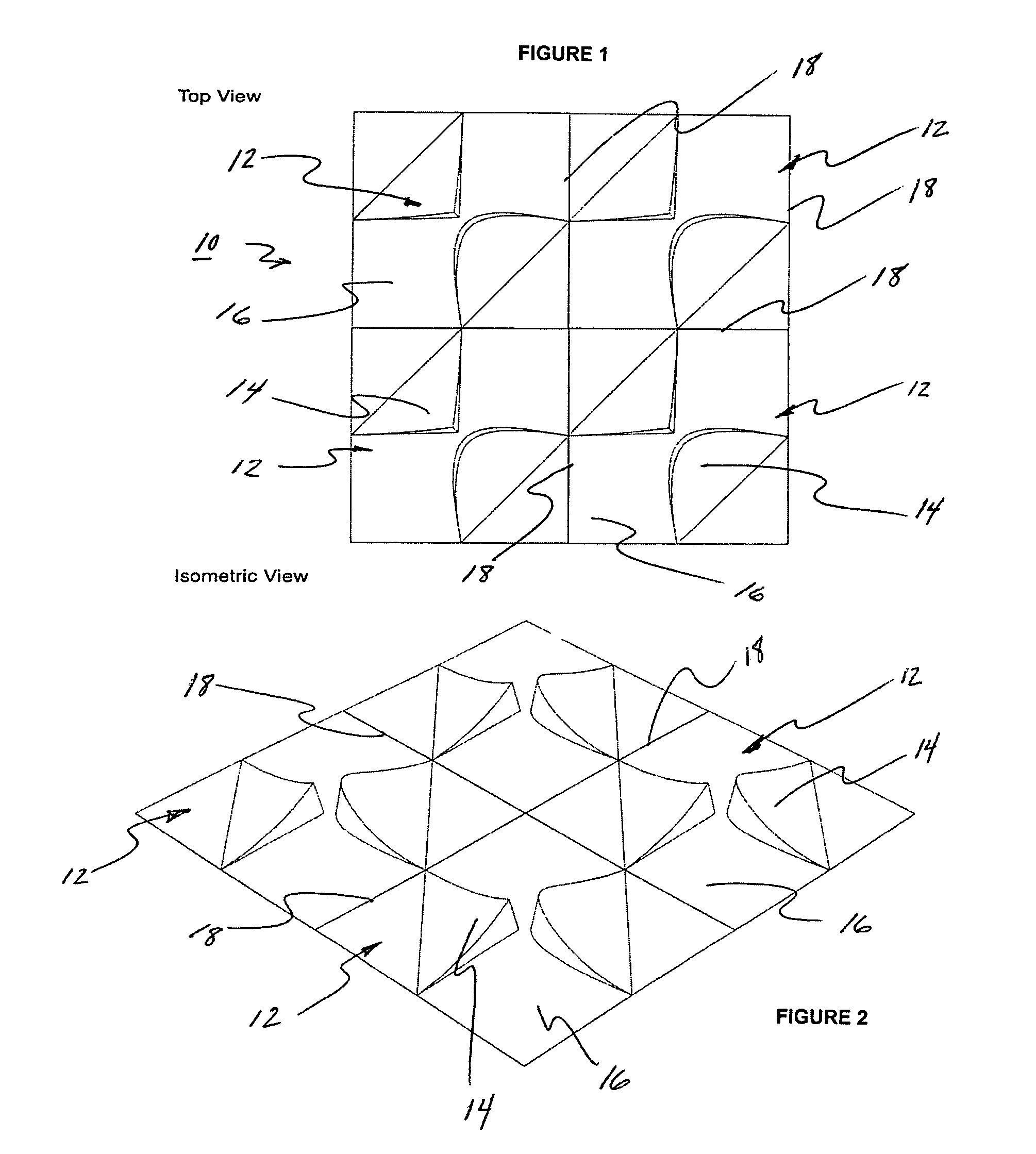 Shaped pulp article and resulting surface covering and method of making same